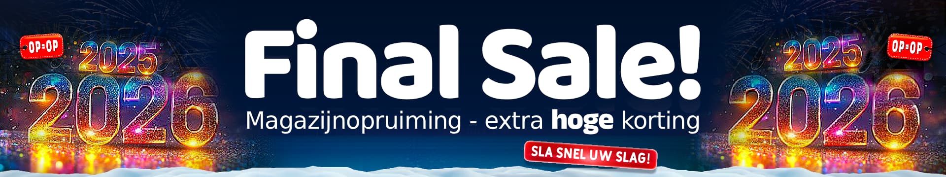 Final sale banner desktop