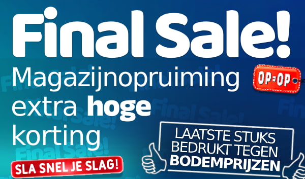 Final sale banner mobiel